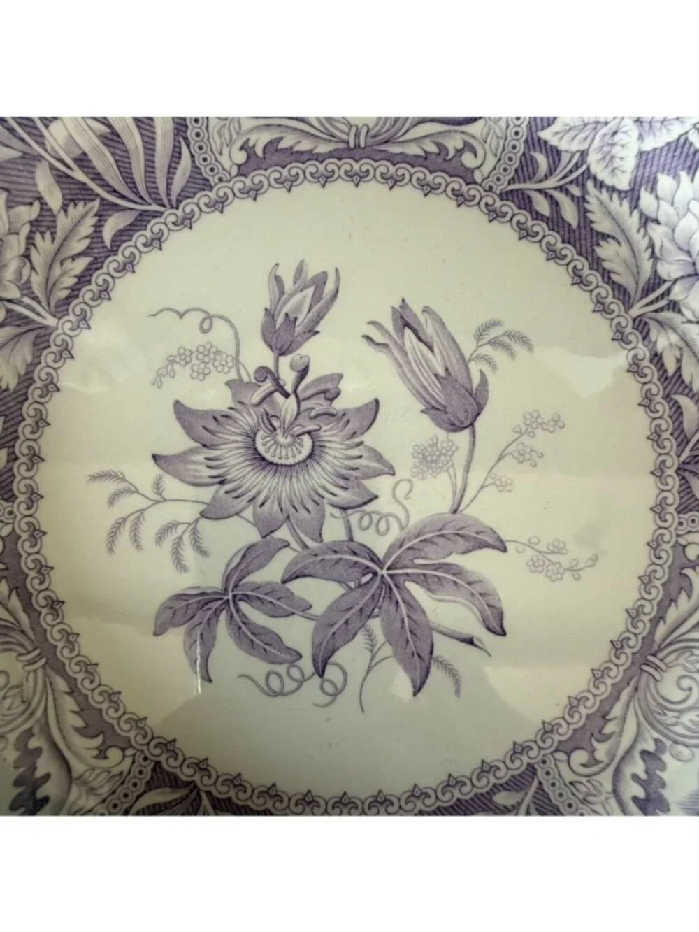 Spode Archive Collection Georgian Series Lilac Floral Dinner Plate 10.5